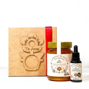 Kit Dia das Mães | Pote de Mel 100% Puro 500g + Própolis Verde 30ml