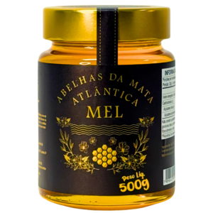 Mel Premium 100% Puro – Pote de Vidro 500g + Caixa de Presente – Terroir da Mata Atlântica